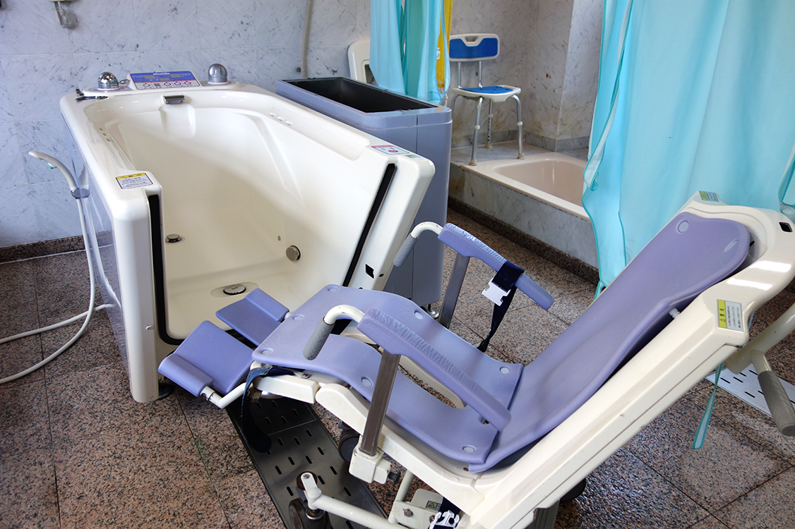 山崎病院の特殊浴槽